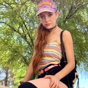 THRASHER Dad Hat • Purple Tie-Dye • Unisex (USED)